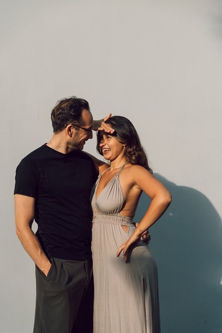 10 daily habits of happy couples: Jan-Willem van der Heiden with his wife